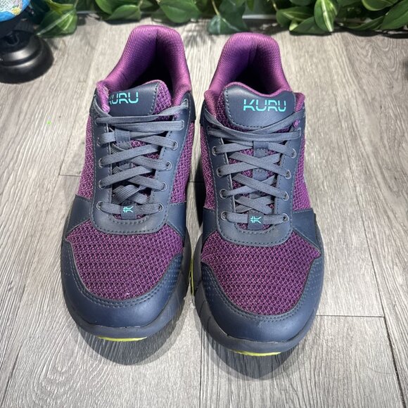 Kuru Quantum Purple Mesh Running Trainer Plantar Orthopedic Women's US 9.5 Med - Picture 2 of 10